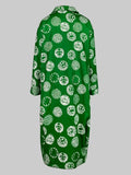 Mod Girl Ombre Double Breasted A-Line Coat