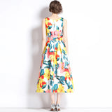 Vestidos Floral Printed Midi Dress
