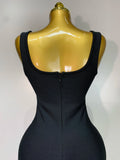 Rhinestone Bodycon Maxi Dress