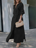 Modigirl Cotton Linen Maxi Dres