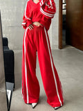 Two-Piece Set - Casual Sweatpant & Long Sleeve
