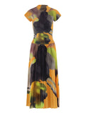 Abstract Contrast Print Two Piece Skirt Set for Women