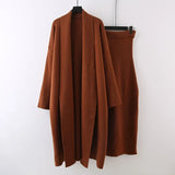 Fall 2025 Knit Sweater & Strapless Dress Set for Women