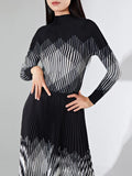 Lanrem Striped Pleated Two-Piece Set