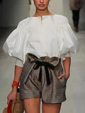 Modigirl Puff Sleeves Blouse
