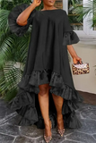 Elegant Flare Sleeve Floor-Length Dress for Women