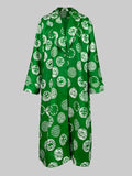 Mod Girl Ombre Double Breasted A-Line Coat