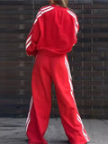Two-Piece Set - Casual Sweatpant & Long Sleeve