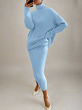Skyy Blue Turtleneck Sweater Skirt Set 